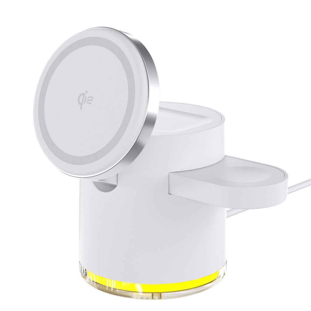 Pliage magnétique Chargeur sans fil trois en un