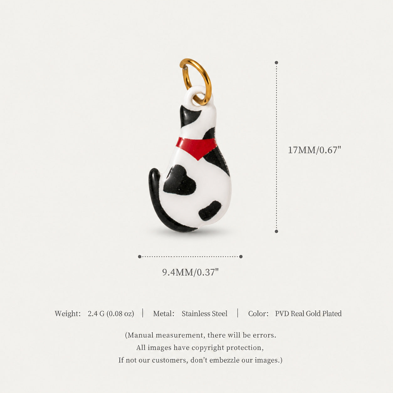 Accessoire pendentif en acier inoxydable