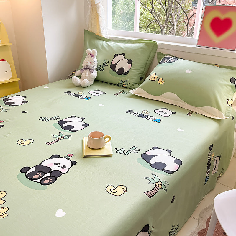 Ins style coton petite feuille de lit floral