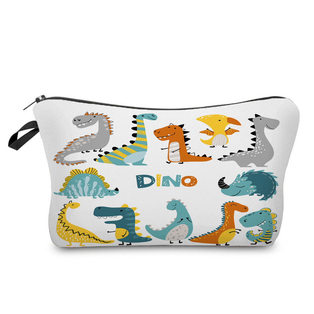 Cartoon Dinosaur Imprimer Sac de maquillage
