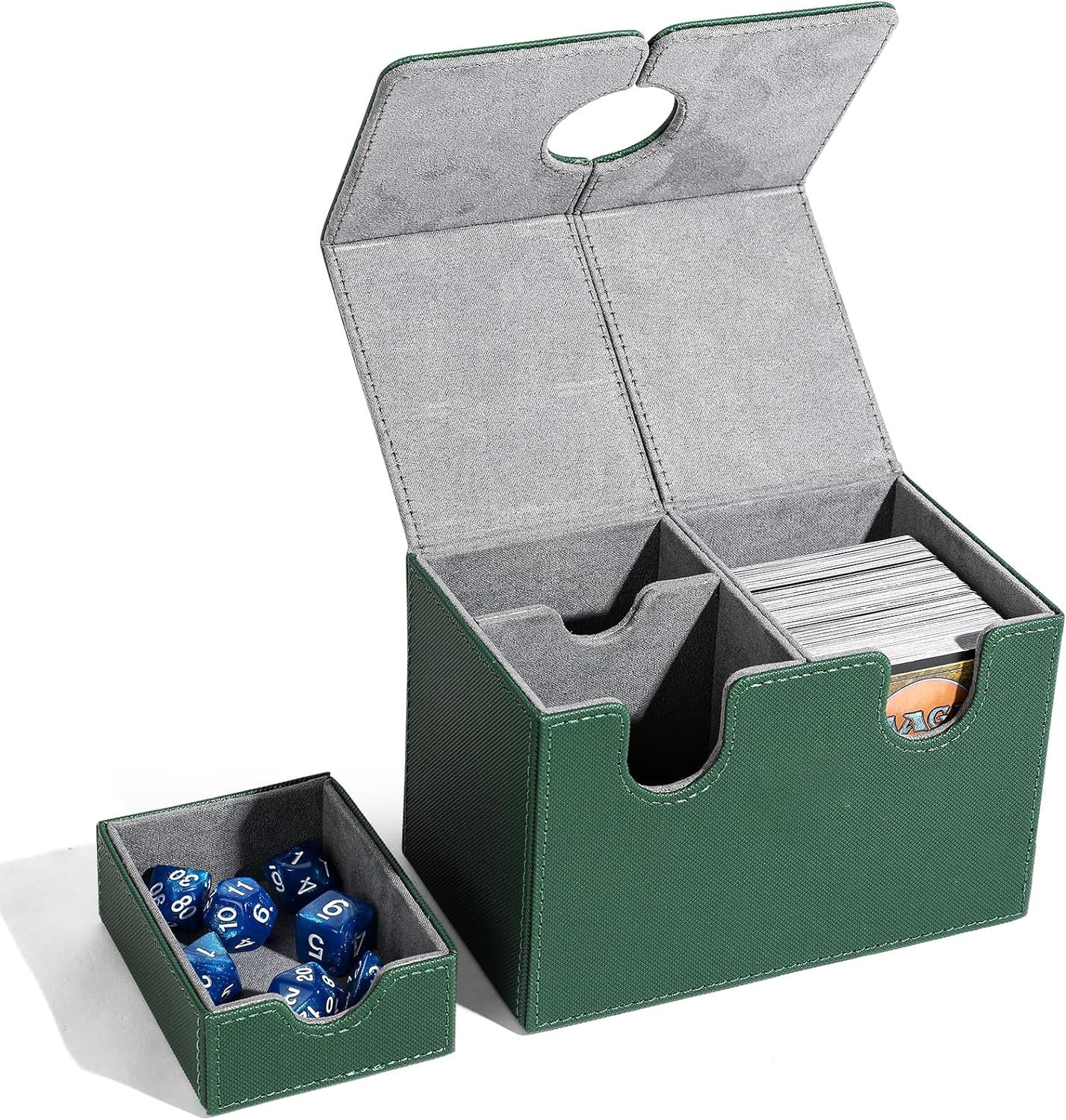 Boîte de rangement avec tiroirs à carte en polyuréthane double couche