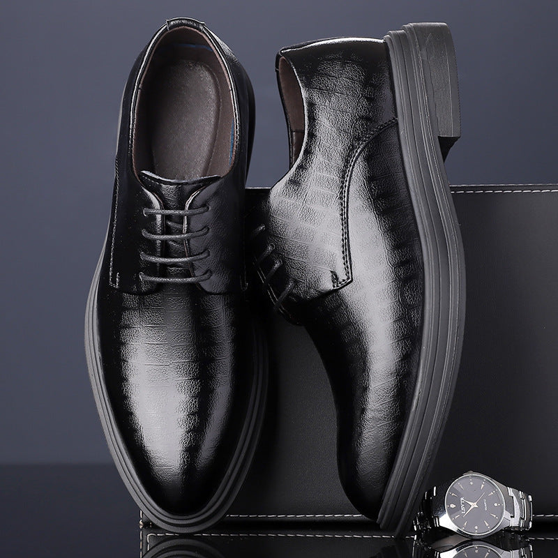 Men's Pointed-toe Business Leather Shoes