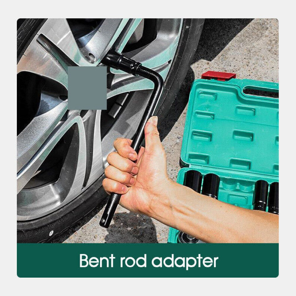 Set de sockets à impact profond de 20PCS 12'' 8-32mm pour garage métrique