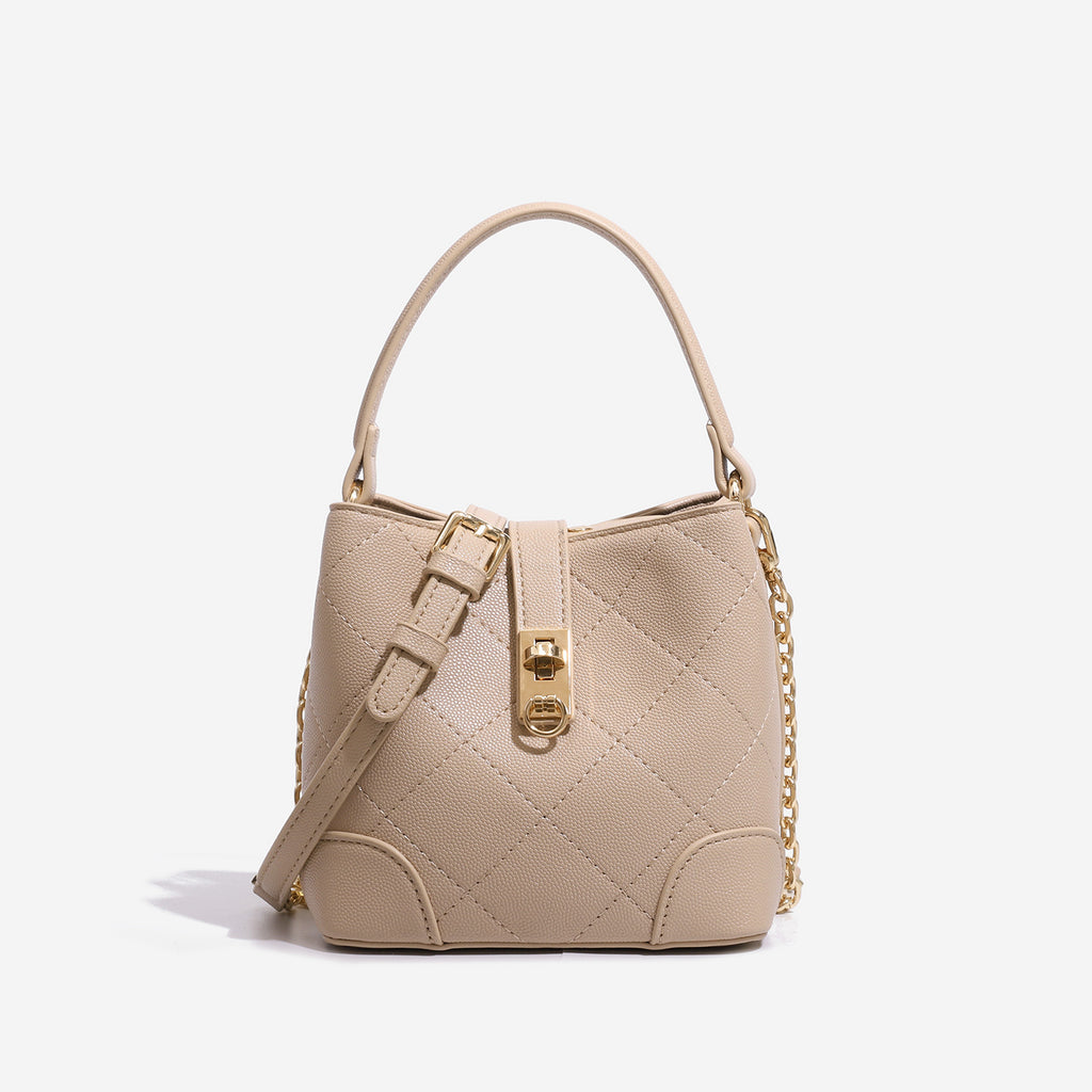 Mini sac à seau en diamant pour femmes