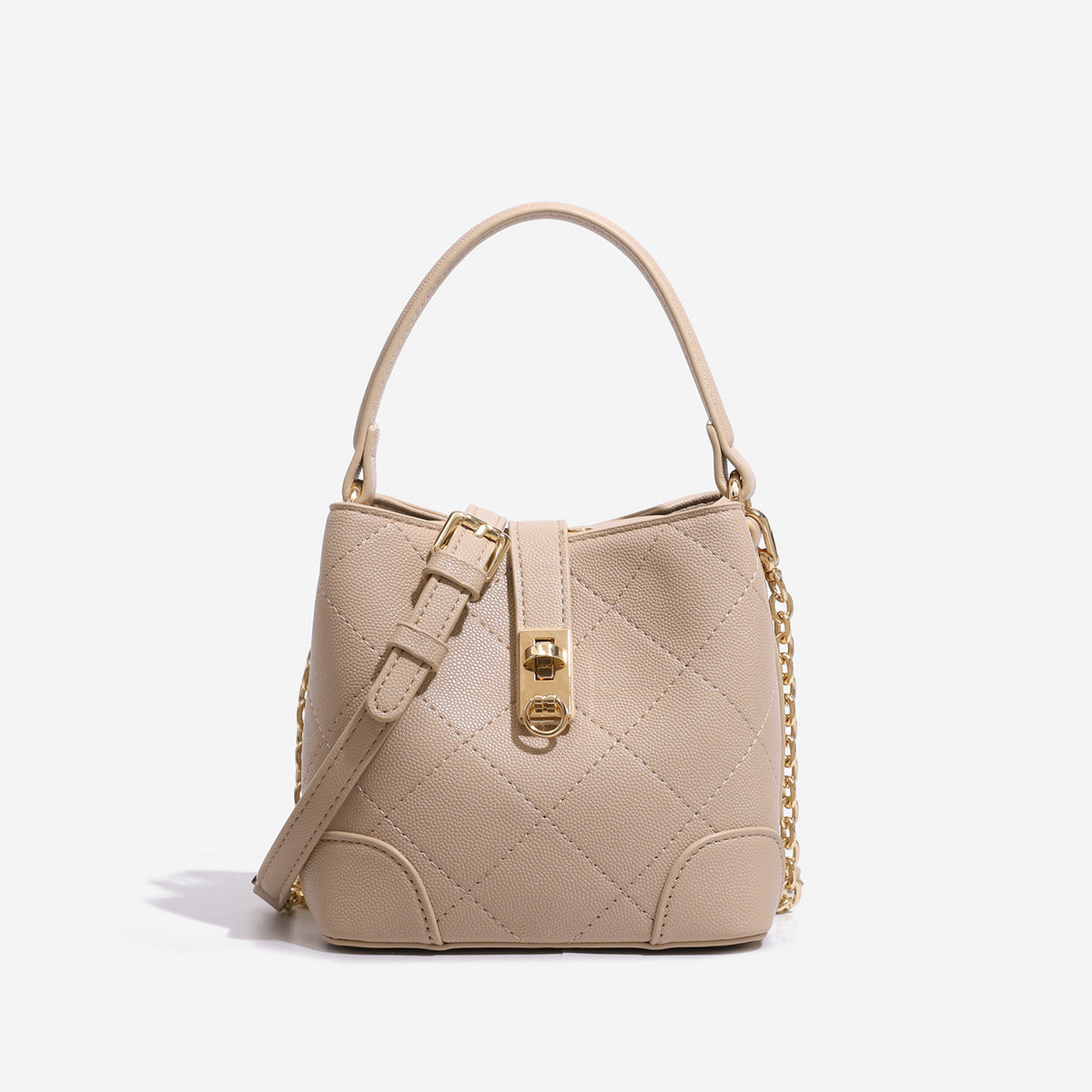 Mini sac à seau en diamant pour femmes