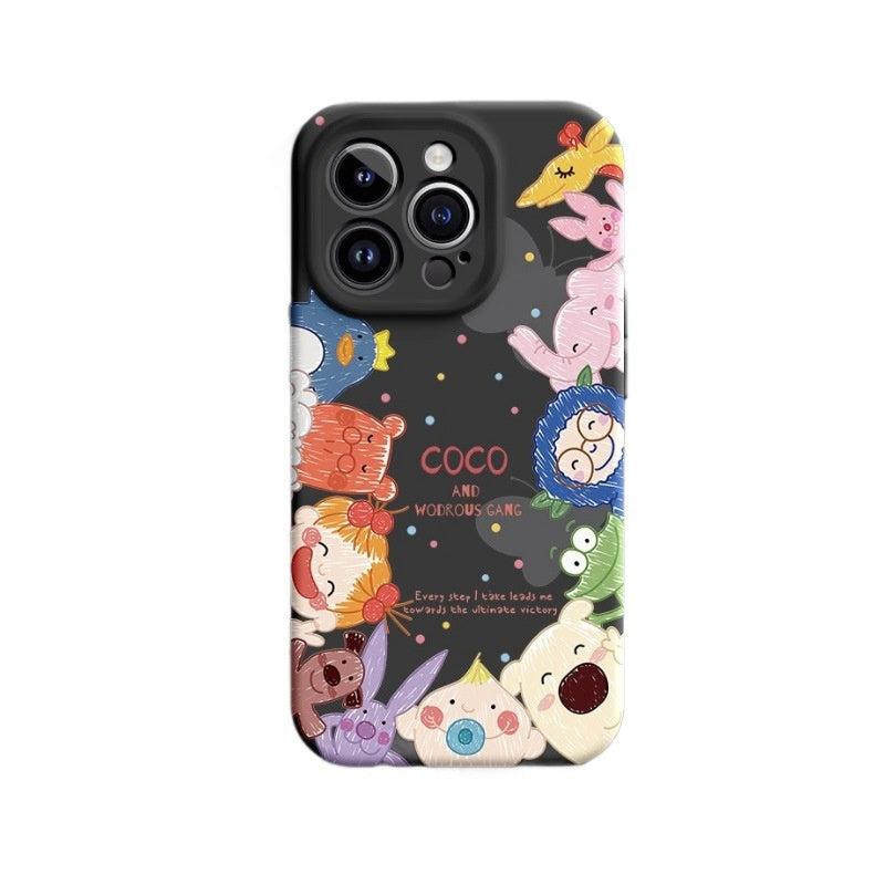 Compatible with the 5 Liquid Silicone 14 Plus Phone Case