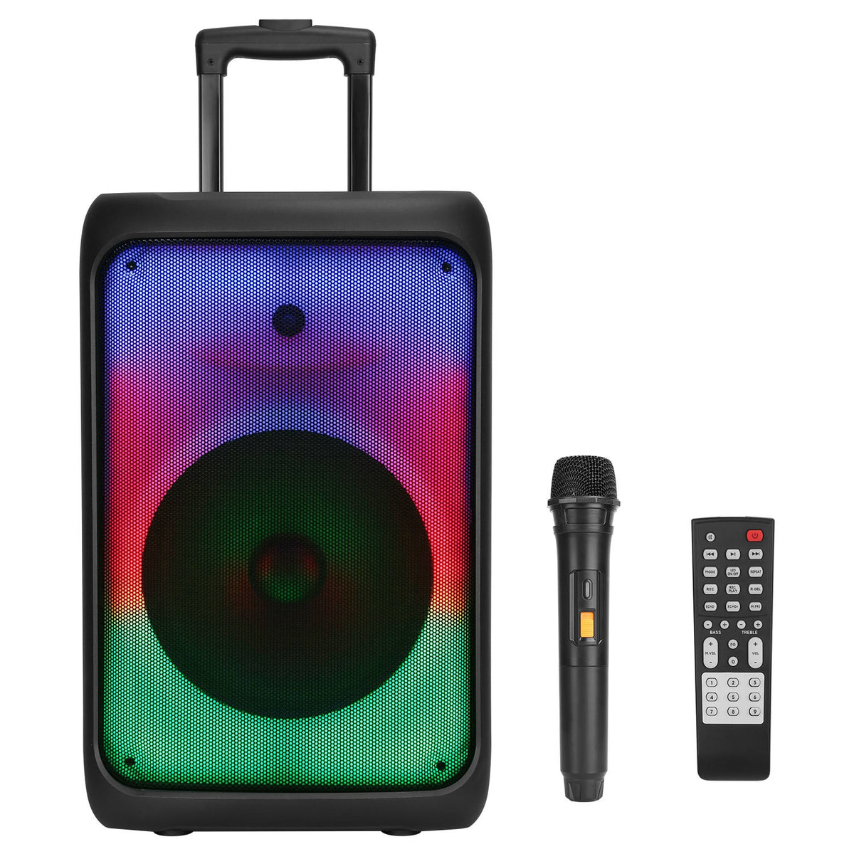 1Pc Portable Wireless Party Speaker Party Speaker avec 5 modes d'éclairage colorés TWS