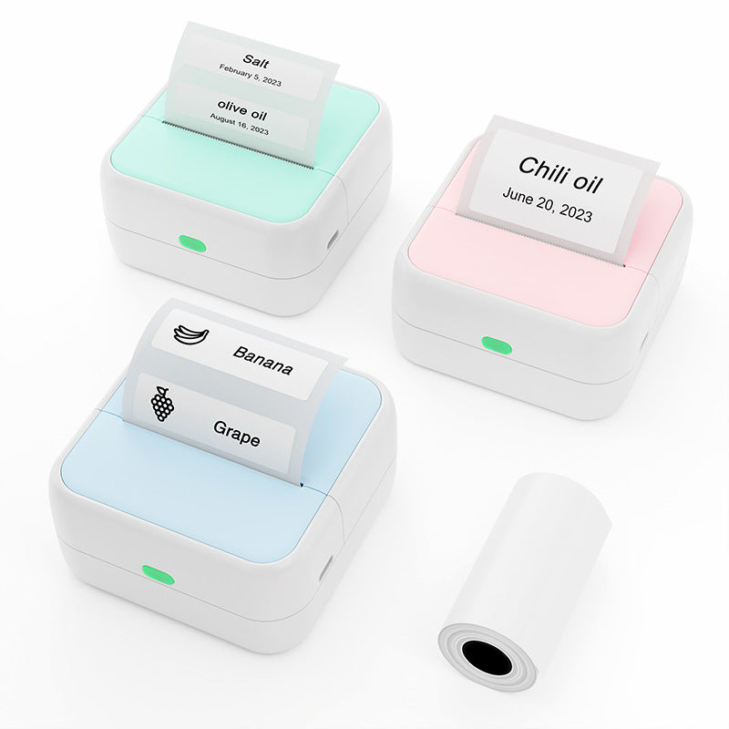 Imprimante d'étiquettes à code-barres Bluetooth avec étiquettes autocollantes