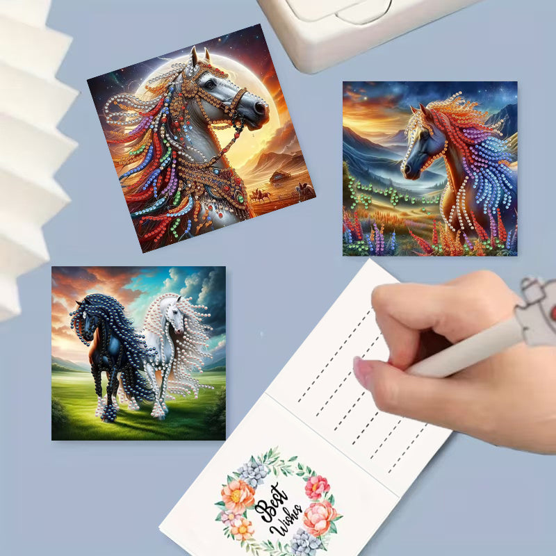 Kit de peinture diamant bricolage Kit carte d'anniversaire