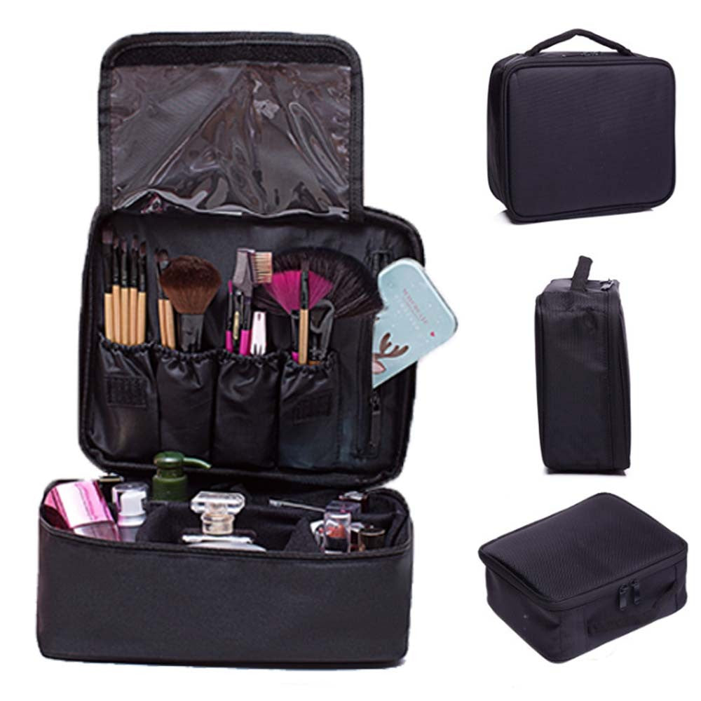 Sac de maquillage de voyage Cosmétiques Étui de toilette Pouch Wash Organisateur Stockage Toilette Cos