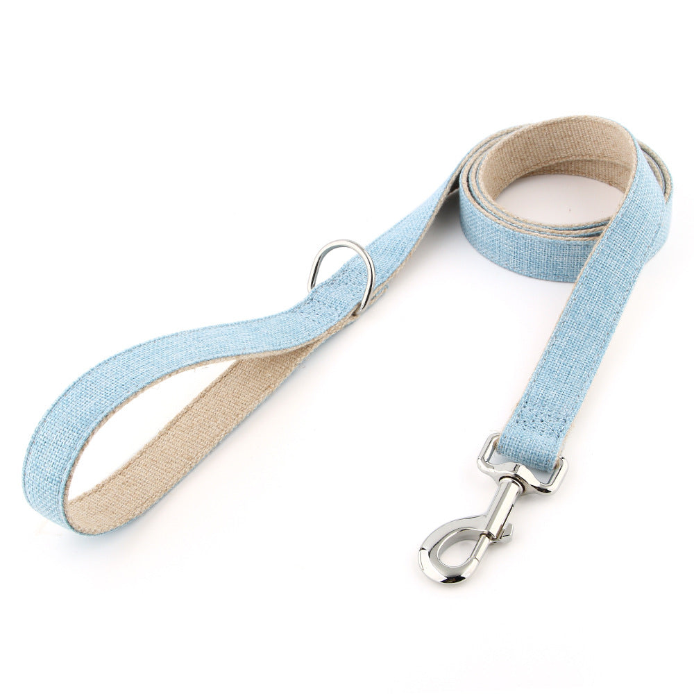 Feuille de chien coton et lin pour la marche extérieure