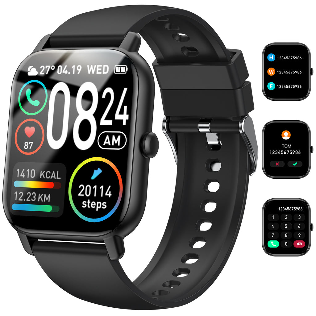 Smart Watch Bluetooth appelant la fréquence cardiaque Pression artérielle Sommeil