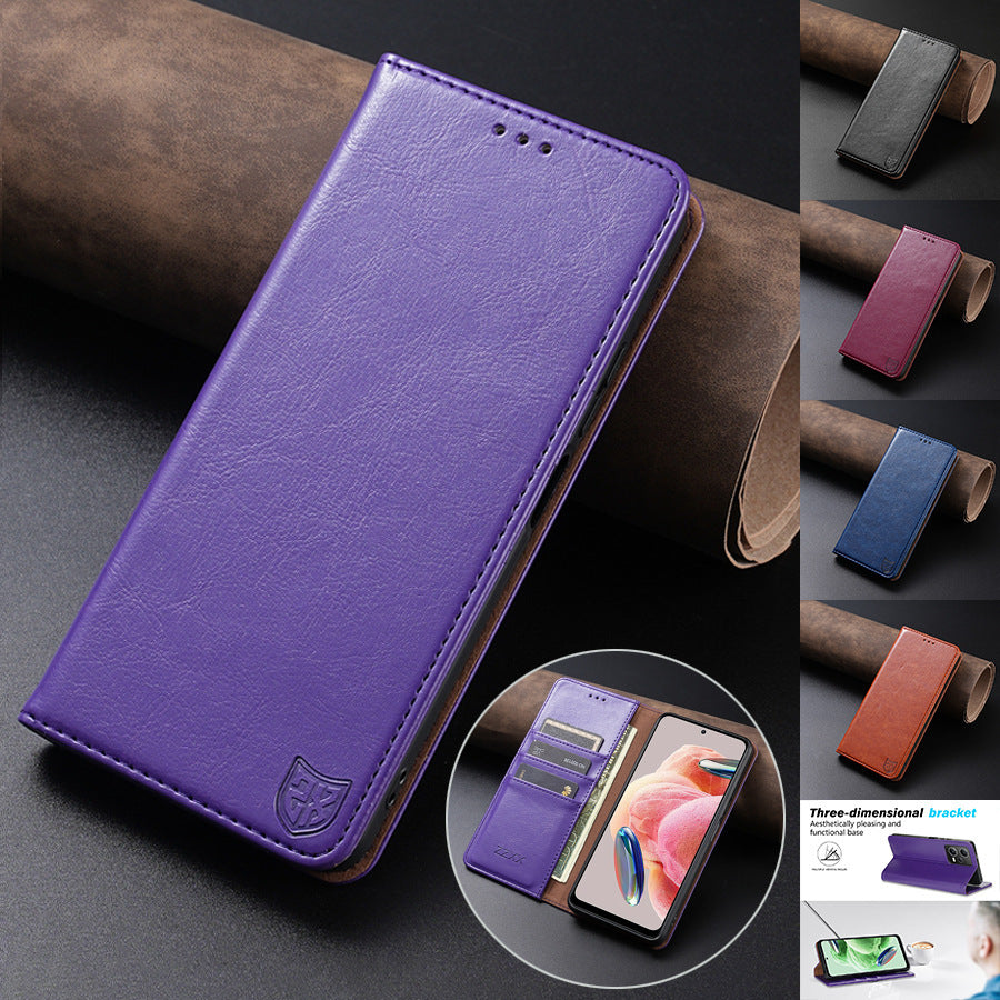 Coque de téléphone polyvalente créative avec une housse magnétique