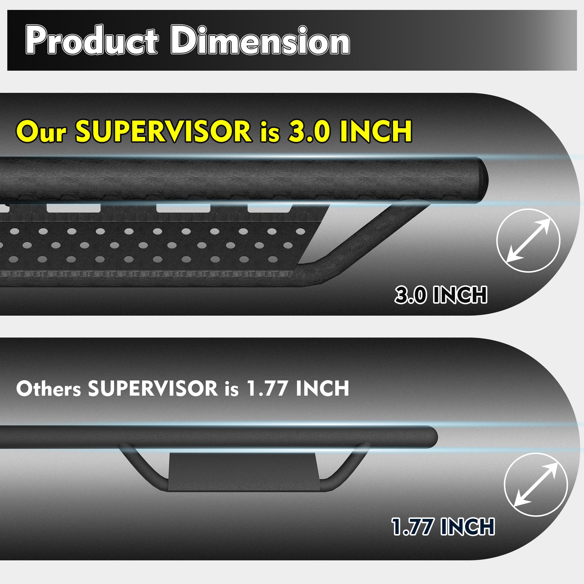 Cartes SuperCrew Cab Compatible pour 2015- F150 & 2017- Ford F250 F350 Super Duty Crew Cab
