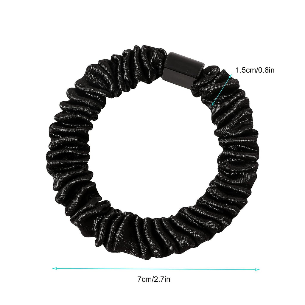 Style de base sans couture Versatile simple noir et blanc haute élastique bandes de cheveux