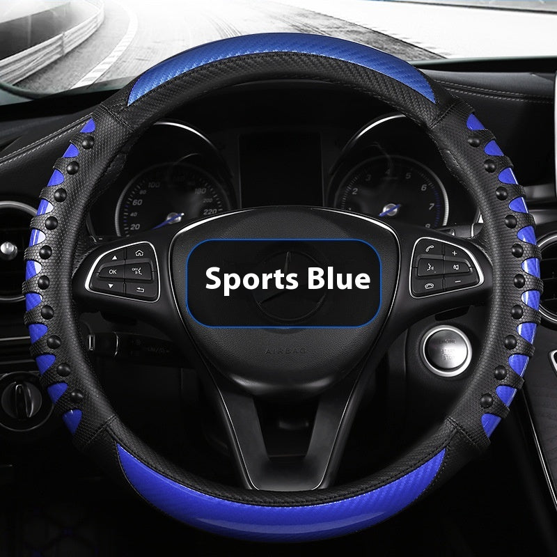Leather Silicone Four Season Accessoires de voiture Couverture de volant