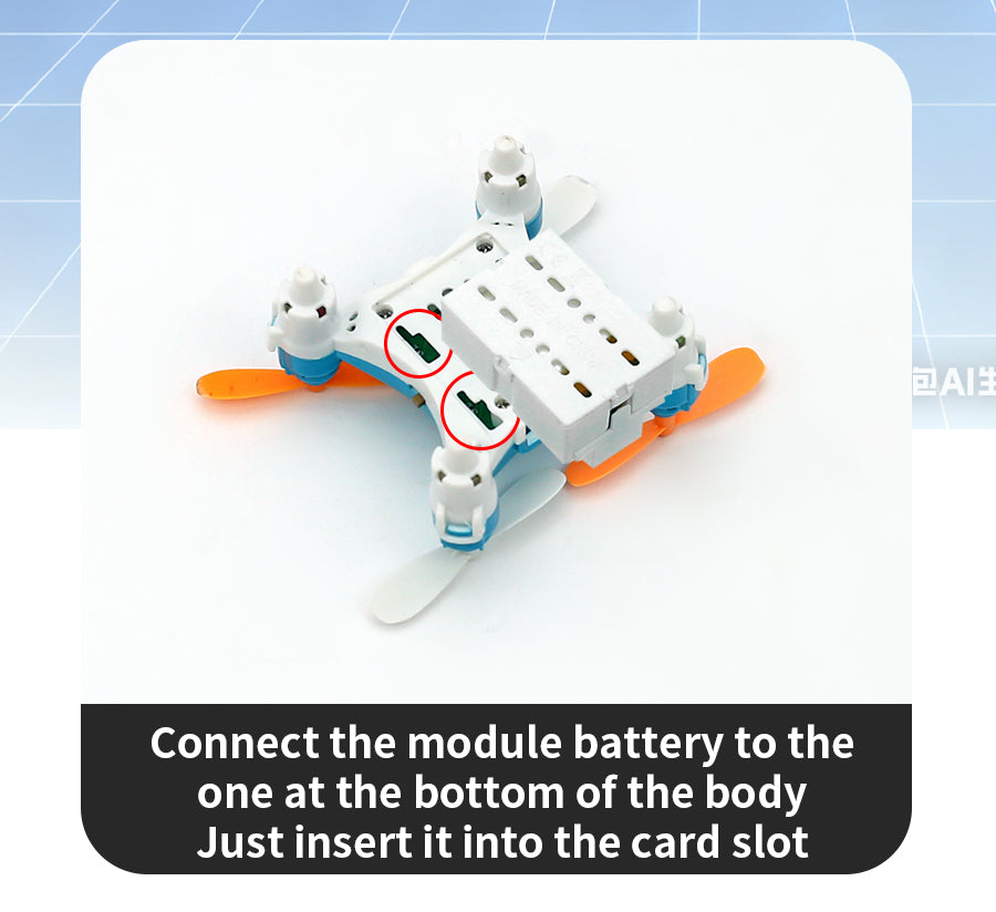 MINI - Bleu - Batterie unique