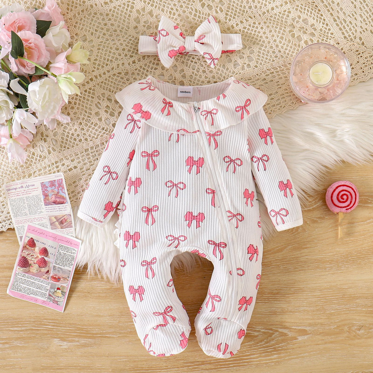 Long sleeve baby romper