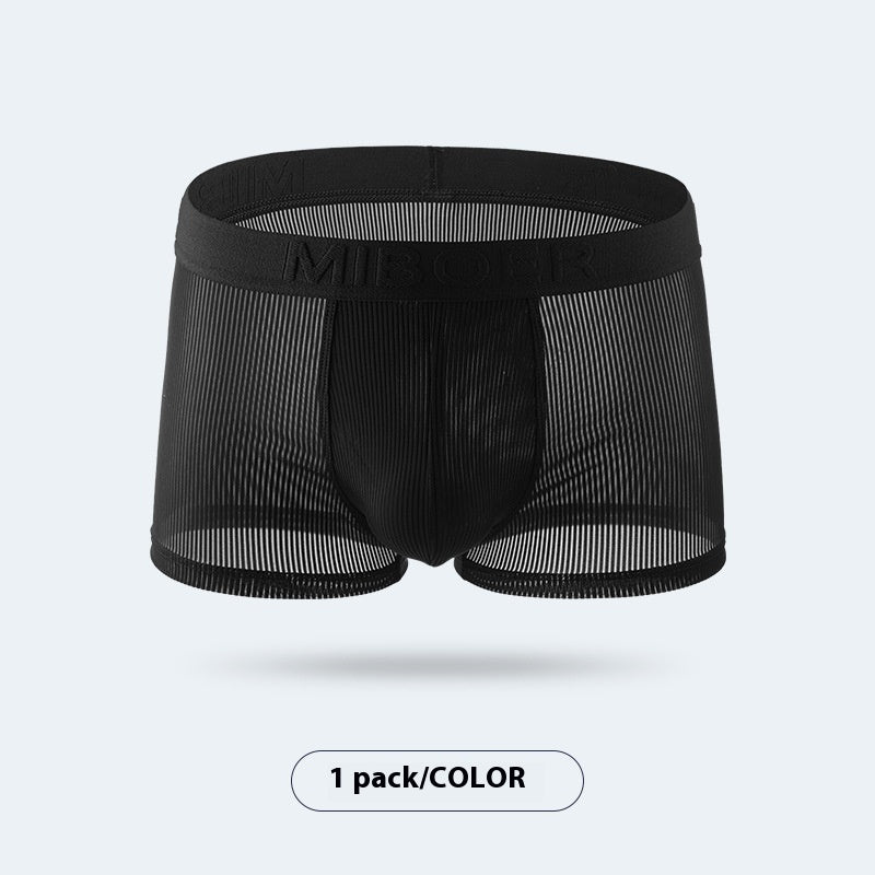 Boxers Paper Quick-séching Breathable Boxer Short Classic Ice Silk S Short homme