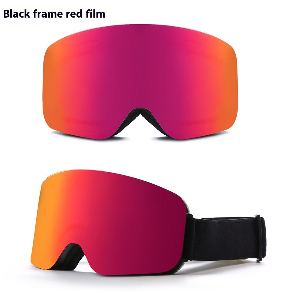 Gants de ski Double couche Gants anti-fog Protection des yeux