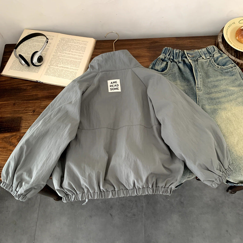 Veste décontractée tendance style coréen pour bébé fille
