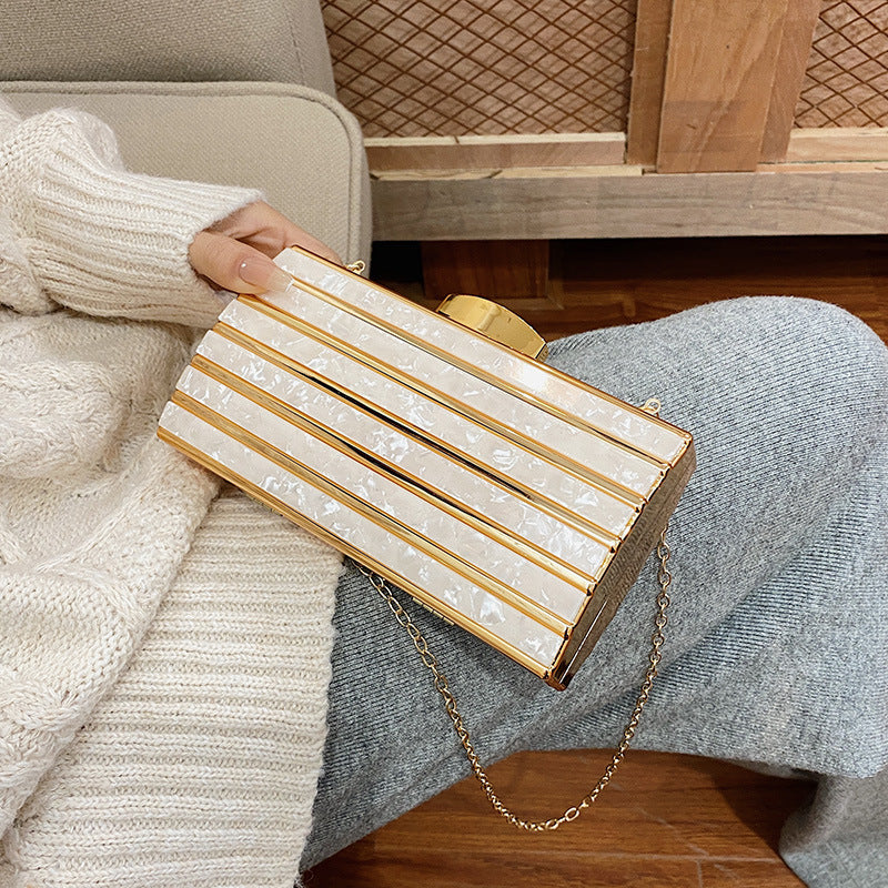 Sac de soirée en acrylique haut de gamme pour femmes