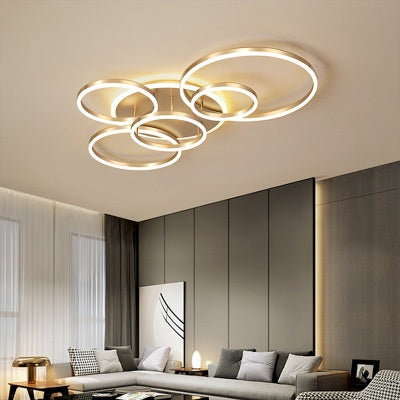 Salon LED lampe moderne éclairage Minimalist installations contemporaines