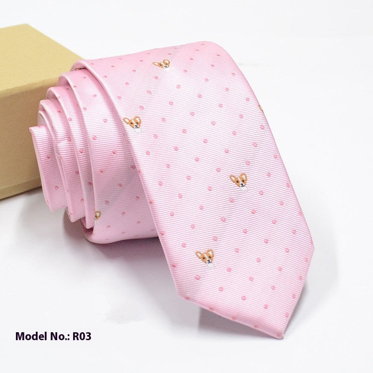 Mode Exquise Jacquard Tie Mariage Groom