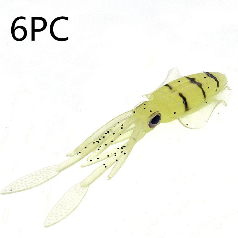 Pâte de calmar 15cm 20g Pêche en mer Bateau Simulation Fausse Pâte Octopus Deep Sea Soft Ba