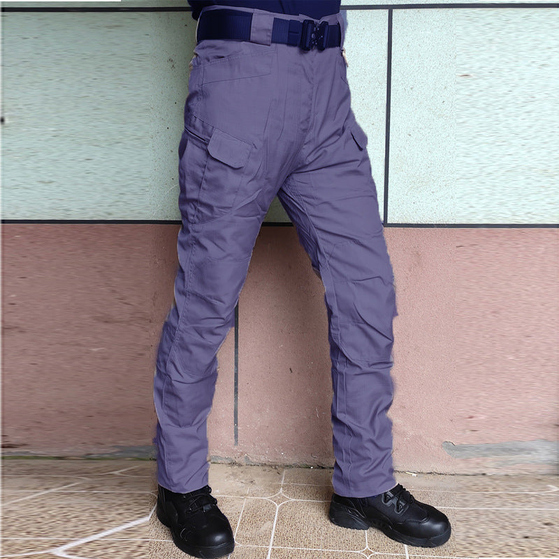 Pantalons de formation en tissu de plaid