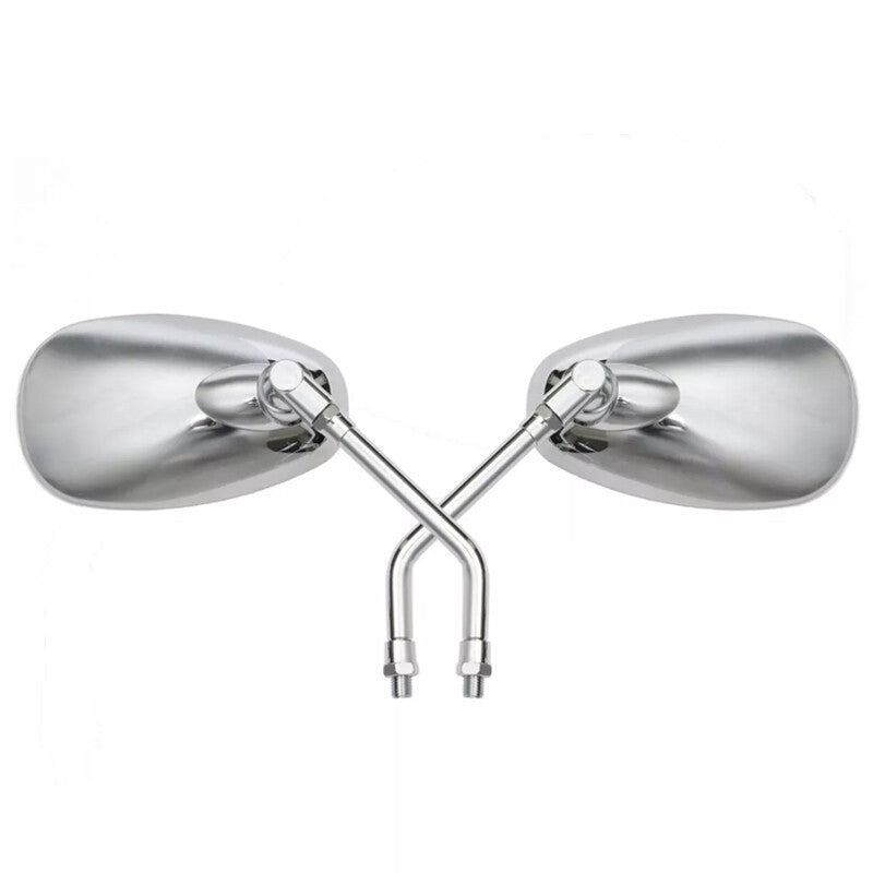 Paire 10mm Motorcycle Rearview Motorbike Motor Bike Rear View Side Wing Miroirs