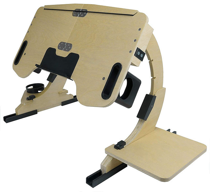 Jouer Table d'ordinateur couché sur le lit en bois pliable Angle réglable