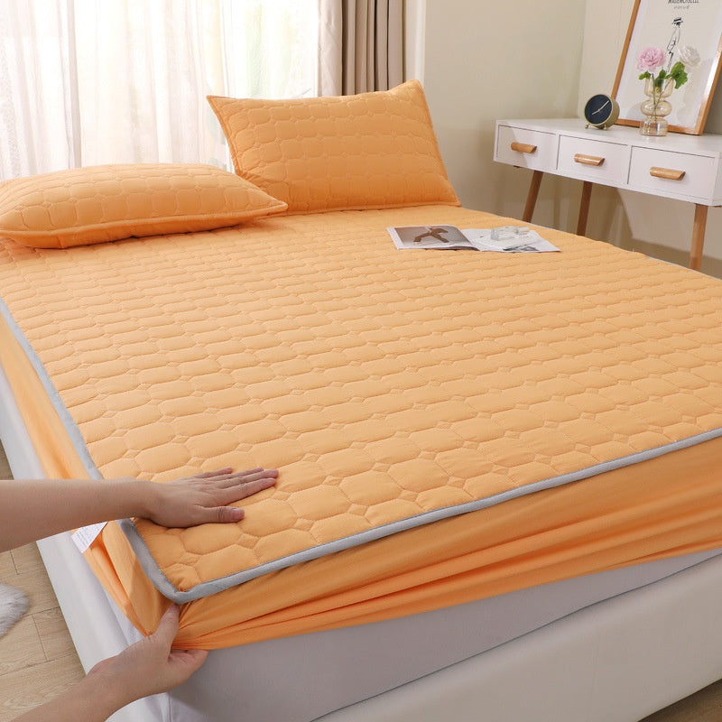Épaisseur anti-poussière Non-dérapant Four Seasons Universal Quilted Fitted Sheet