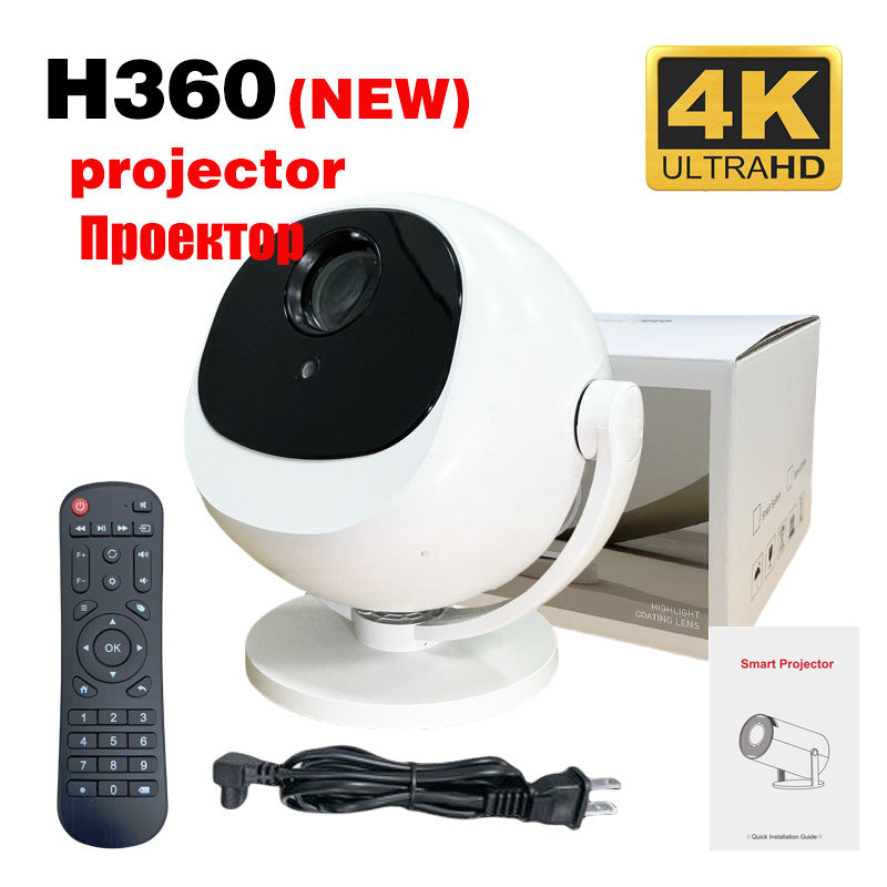 Projecteur intelligent Android 11 Focus électrique Bluetooth 5G Double fréquence HD