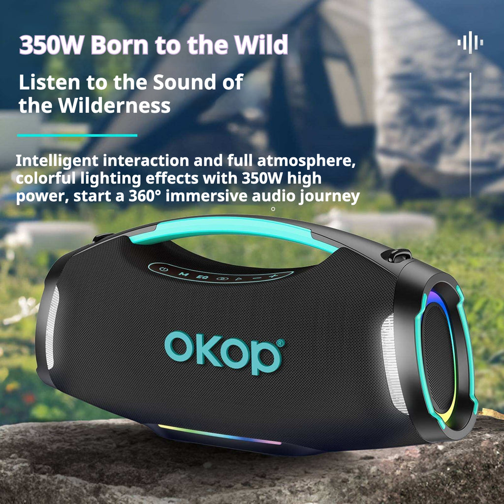 KP-8005 Haut-parleur Bluetooth sans fil portable haute puissance pour les collectes extérieures