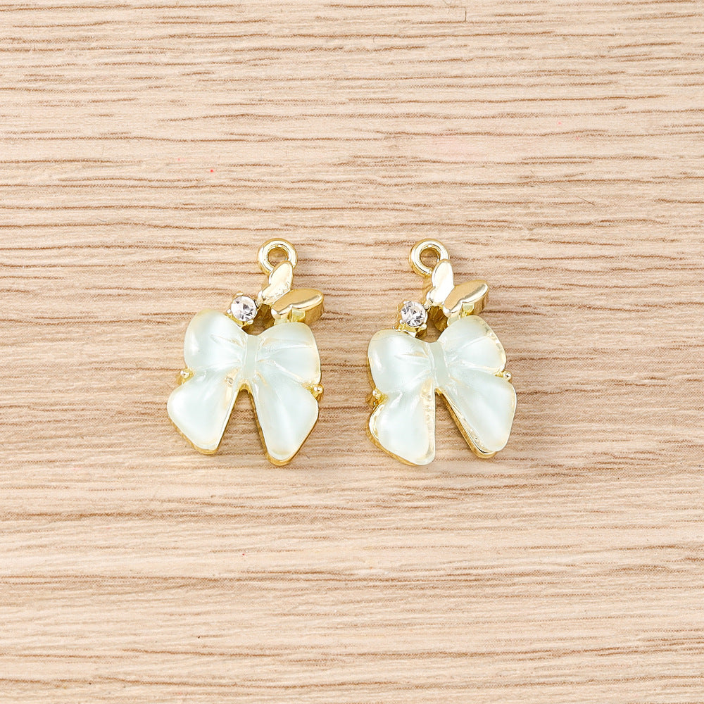 5 pièces par paquet Exquise Strass Flower Accessoires