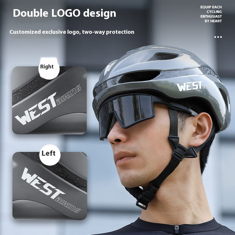 Casque de sécurité intégré de vélo de route