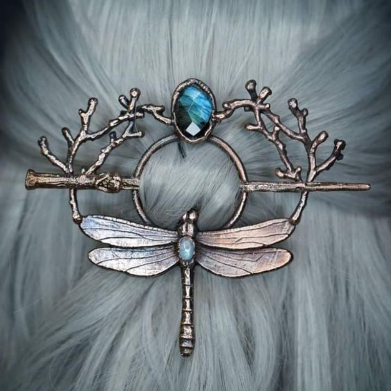 Dragonfly Branch Gem Hairpin Accessoires capillaires personnalisés pour femmes