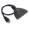 HDMI 3-en-1 avec 4K2K Pigtail haute définition 1-en-3 Out