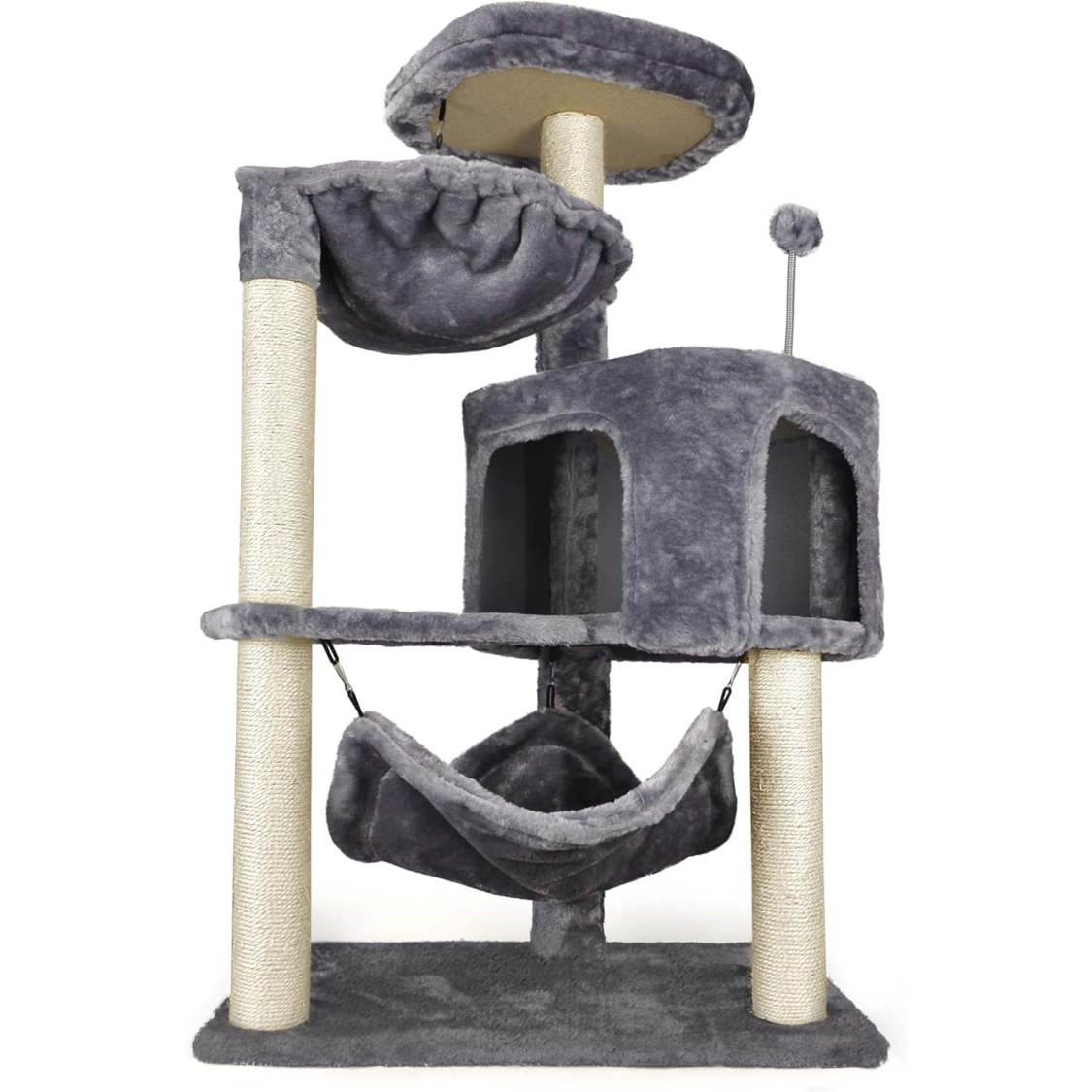 Arbre de chat avec Condo de chat et grand hamac