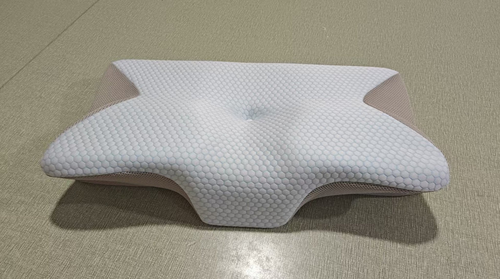 Slow rebound zero pressure memory foam pillow