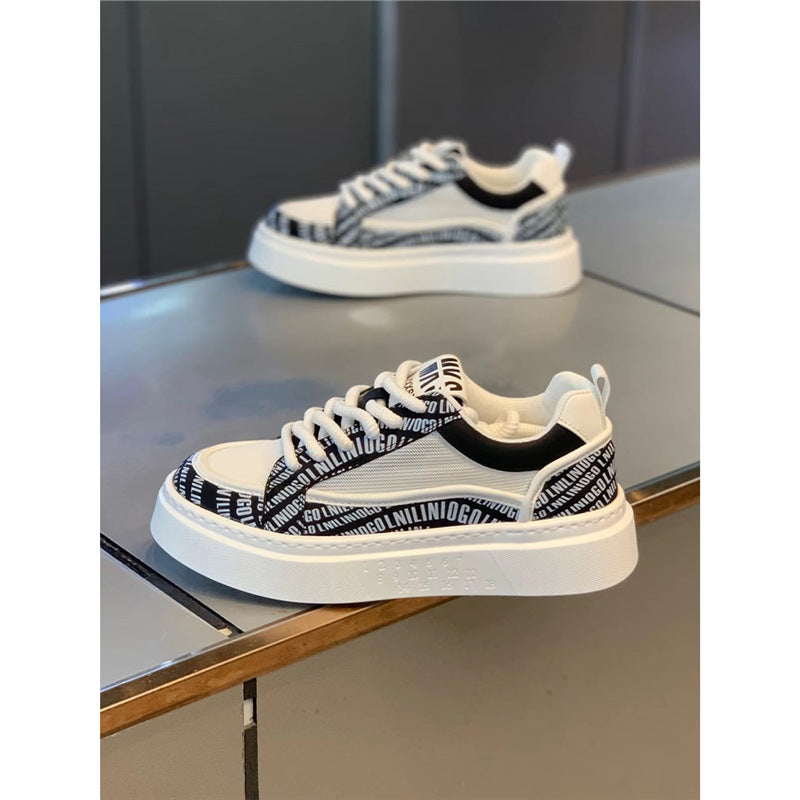Bas épais résistant à l'usure Board Shoes Breathable Mode Casual Sneaker