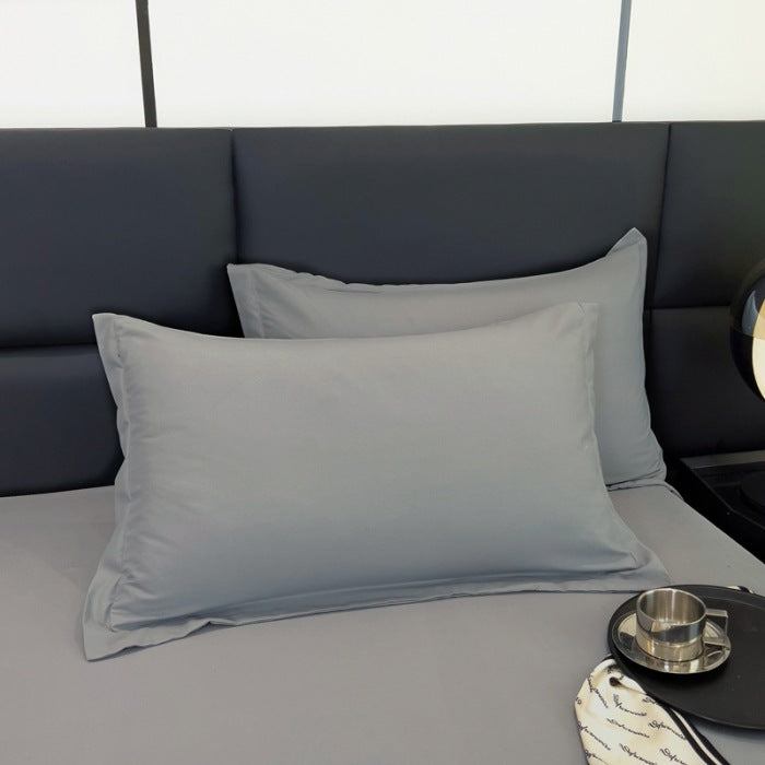Coussin lavable en coton Aloe de couleur solide Et respirant