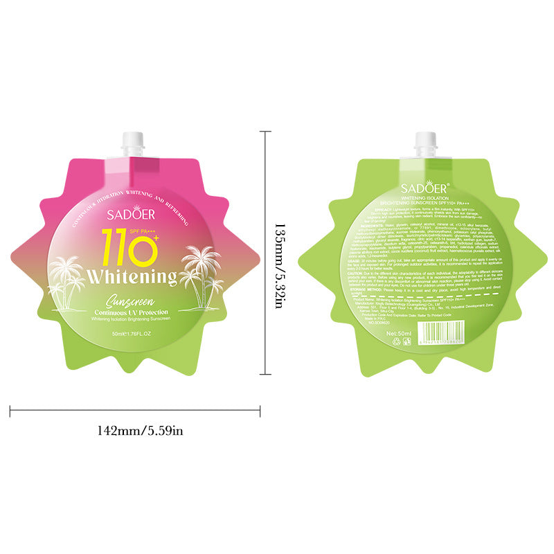 Primer SPF de blanchiment tout-anglais avec effet brillance