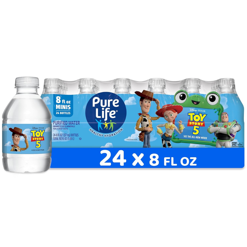 Purified bottled water