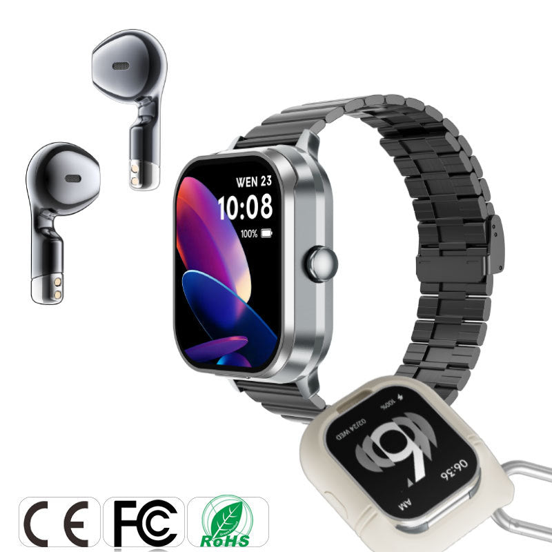 D8pro Smart Watch Casque Tws Deux-en-un Surveillance de la santé