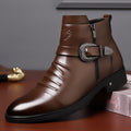 Mode homme British Bottes en cuir entreprise formelle Chelsea Bottes