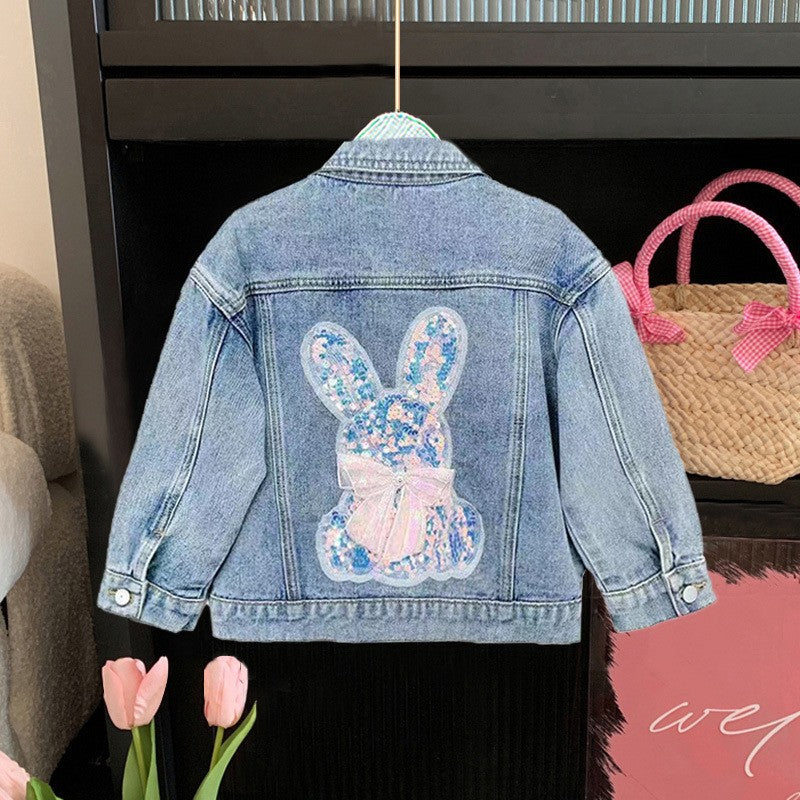 Kitten veste de denim de mode décontractée coréenne