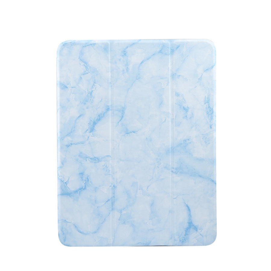 9 Tri-fold Marbling avec stylo logement d'avion de fente