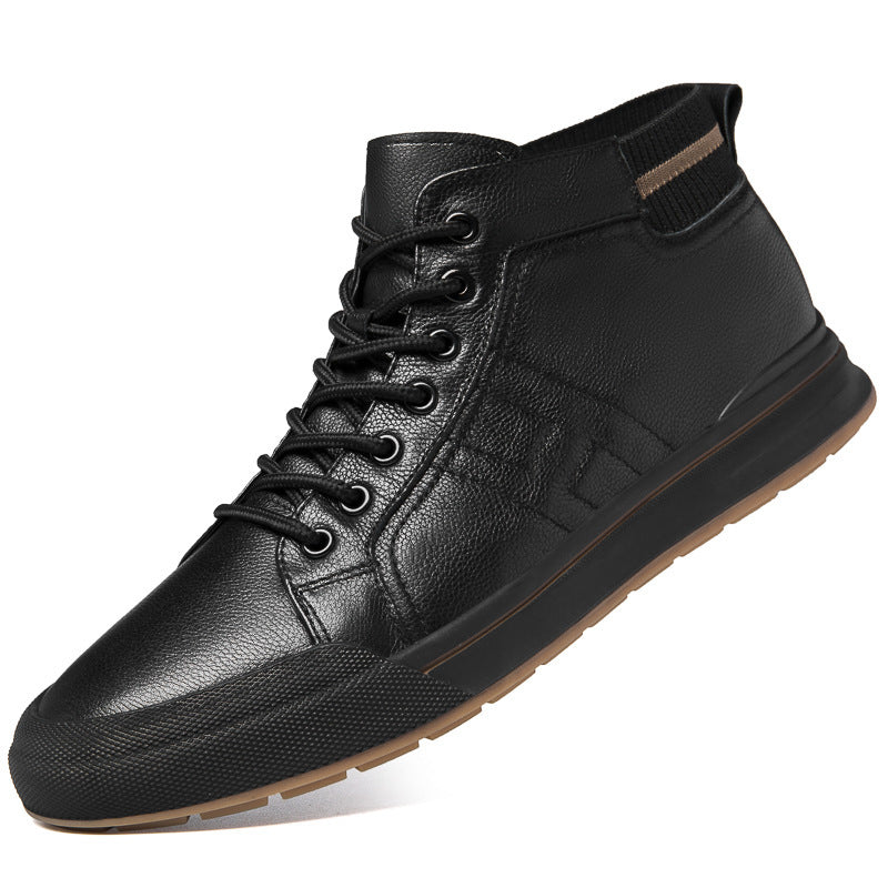 Hommes Invisible Mid-top chaussures de plus en plus haute respirant avec une semelle douce à l'intérieur